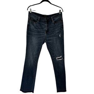 Judy Blue Women's Bootcut Distressed Medium Wash Denim Jeans Size 15/32